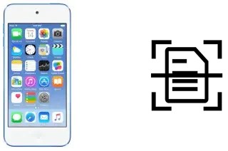 Digitalize documentos em um Apple iPod touch 6th generation