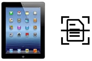 Digitalize documentos em um Apple iPad 3 Wi-Fi