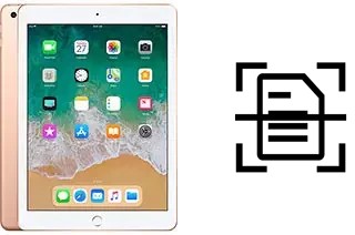 Digitalize documentos em um Apple iPad 9.7 (2018)