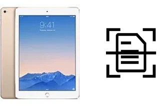 Digitalize documentos em um Apple iPad Air 2