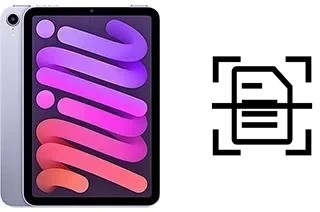 Digitalize documentos em um Apple iPad mini (2021)