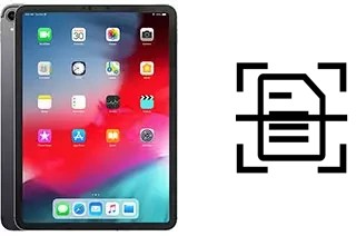 Digitalize documentos em um Apple iPad Pro 11 (2018)