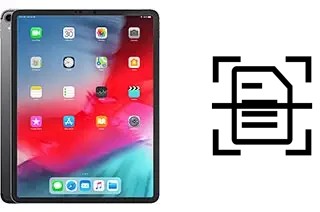 Digitalize documentos em um Apple iPad Pro 12.9 (2018)