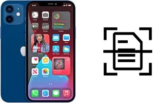 Digitalize documentos em um Apple iPhone 12