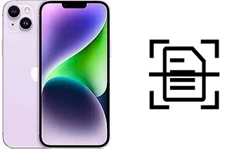 Digitalize documentos em um Apple iPhone 14 Plus