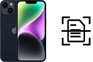 Digitalize documentos em um Apple iPhone 14