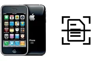 Digitalize documentos em um Apple iPhone 3GS