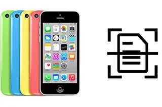 Digitalize documentos em um Apple iPhone 5c