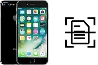 Digitalize documentos em um Apple iPhone 7 Plus