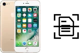 Digitalize documentos em um Apple iPhone 7