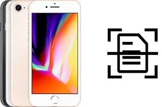 Digitalize documentos em um Apple iPhone 8