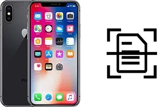 Digitalize documentos em um Apple iPhone X