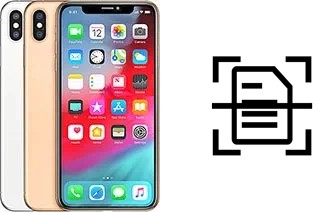 Digitalize documentos em um Apple iPhone XS Max