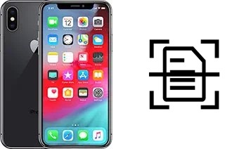 Digitalize documentos em um Apple iPhone XS