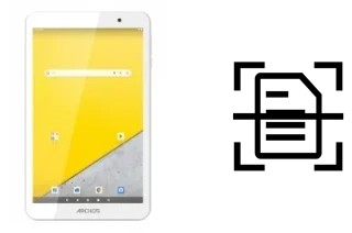 Digitalize documentos em um Archos T80