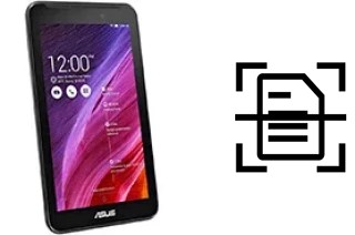 Digitalize documentos em um Asus Fonepad 7 (2014)