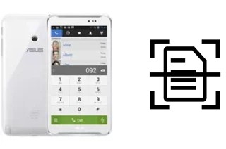 Digitalize documentos em um Asus Fonepad Note FHD6