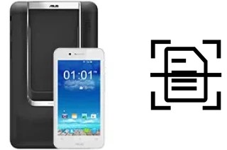 Digitalize documentos em um Asus PadFone mini