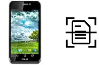 Digitalize documentos em um Asus PadFone