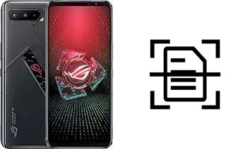 Digitalize documentos em um Asus ROG Phone 5 Pro