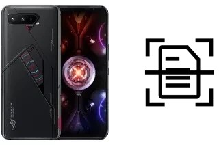 Digitalize documentos em um Asus ROG Phone 5s Pro