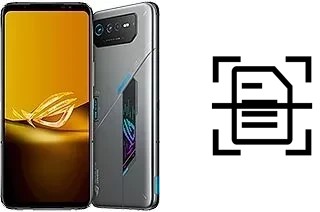 Digitalize documentos em um Asus ROG Phone 6D