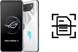 Digitalize documentos em um Asus ROG Phone 7