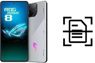 Digitalize documentos em um Asus ROG Phone 8