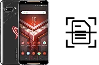 Digitalize documentos em um Asus ROG Phone