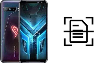 Digitalize documentos em um Asus ROG Phone 3 Strix