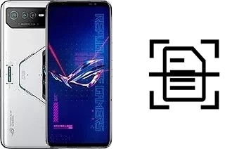 Digitalize documentos em um Asus ROG Phone 6 Pro