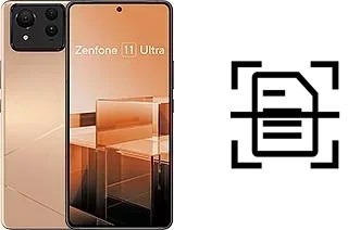 Digitalize documentos em um Asus Zenfone 11 Ultra