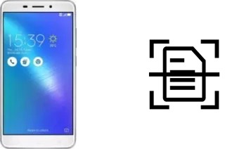 Digitalize documentos em um Asus ZenFone 3 Laser