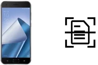 Digitalize documentos em um Asus ZenFone 4 Pro