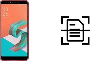 Digitalize documentos em um Asus ZenFone 5 Selfie Pro