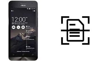 Digitalize documentos em um Asus Zenfone 5 A500CG (2014)