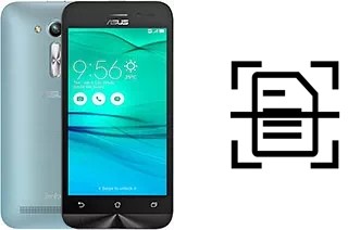 Digitalize documentos em um Asus Zenfone Go ZB452KG