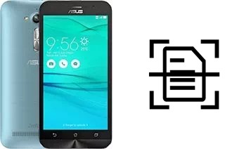 Digitalize documentos em um Asus Zenfone Go ZB500KL