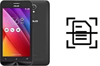 Digitalize documentos em um Asus Zenfone Go ZC451TG