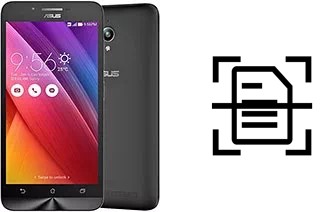 Digitalize documentos em um Asus Zenfone Go ZC500TG