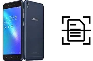 Digitalize documentos em um Asus Zenfone Live ZB501KL