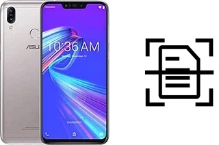 Digitalize documentos em um Asus Zenfone Max (M2) ZB633KL