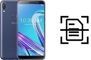 Digitalize documentos em um Asus Zenfone Max Pro (M1) ZB601KL