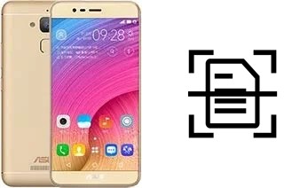 Digitalize documentos em um Asus Zenfone Pegasus 3