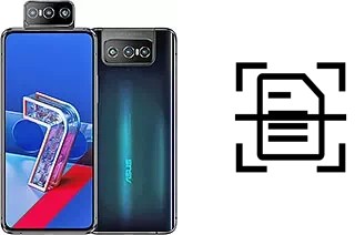 Digitalize documentos em um Asus Zenfone 7 Pro ZS671KS