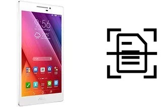 Digitalize documentos em um Asus Zenpad 7.0 Z370CG