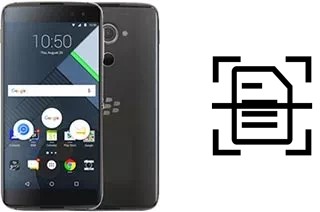 Digitalize documentos em um BlackBerry DTEK60