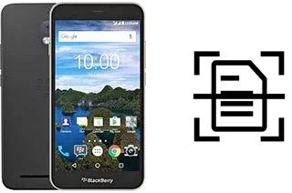 Digitalize documentos em um BlackBerry Aurora