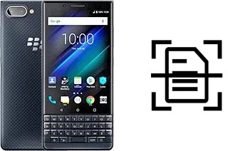 Digitalize documentos em um BlackBerry KEY2 LE