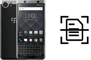 Digitalize documentos em um BlackBerry KEYone